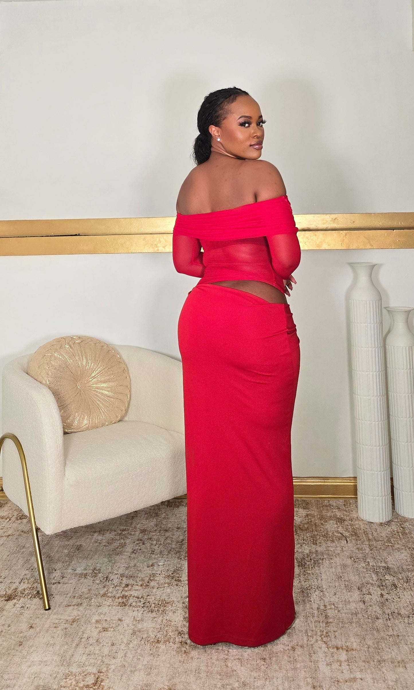 Maya Cut Out Maxi Dress