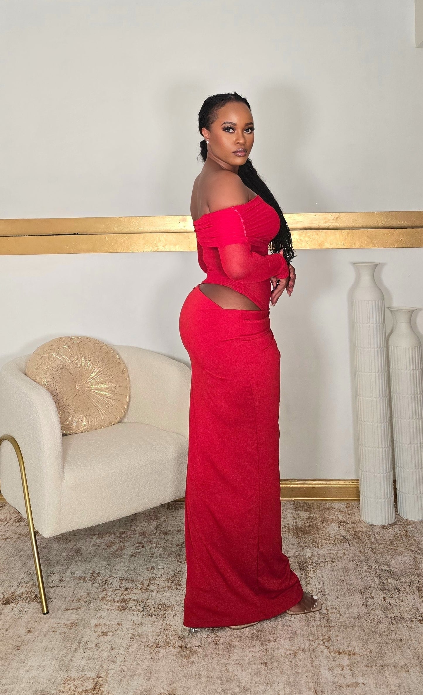 Maya Cut Out Maxi Dress