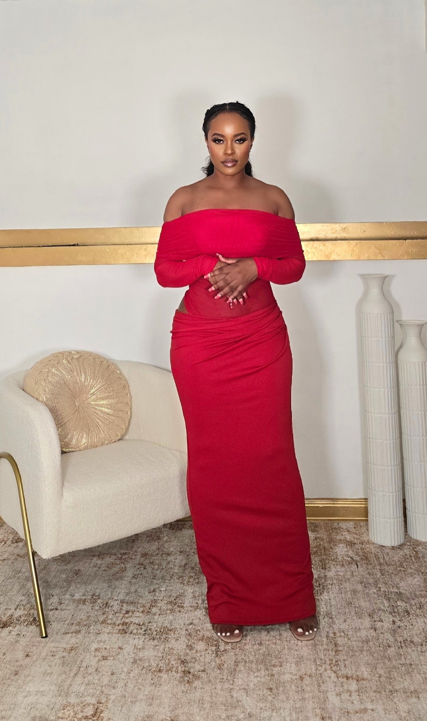 Maya Cut Out Maxi Dress