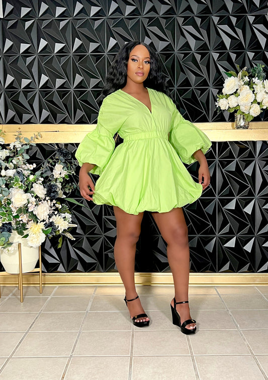 Nia Puff Dress