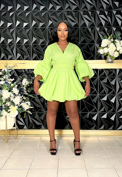 Nia Puff Dress