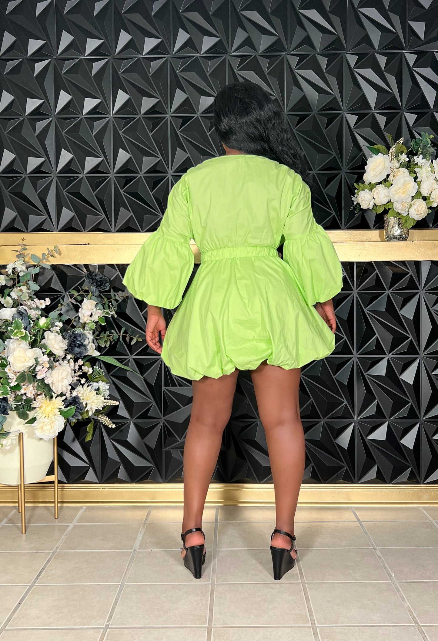 Nia Puff Dress