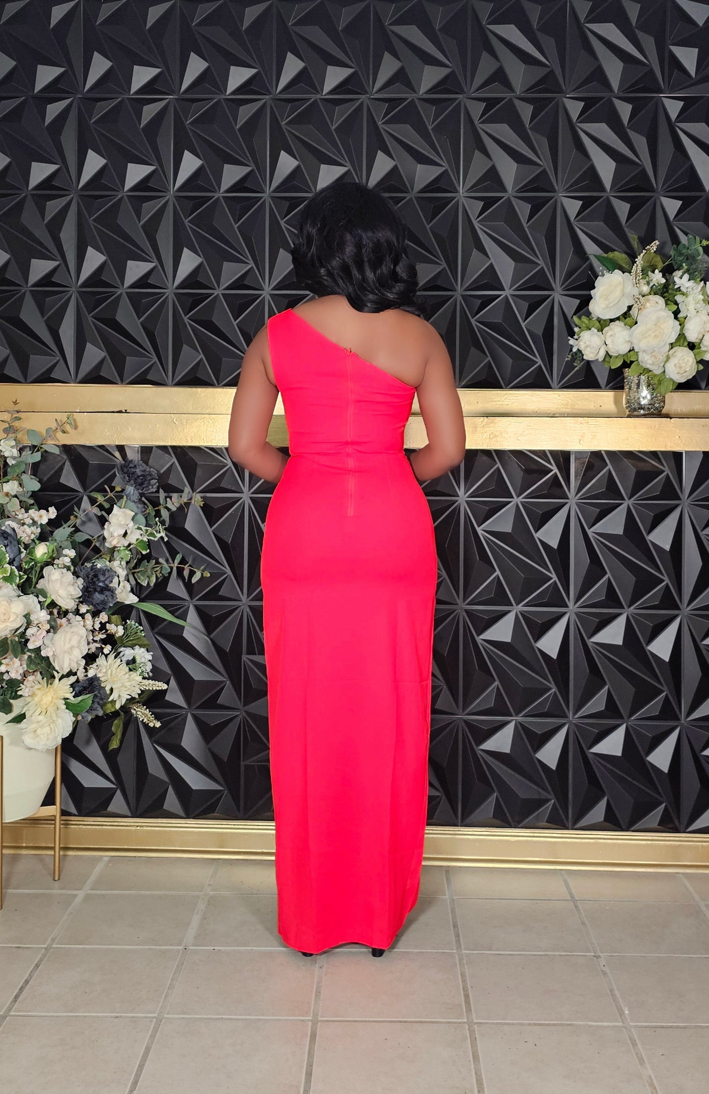 Niva One Shoulder Dress