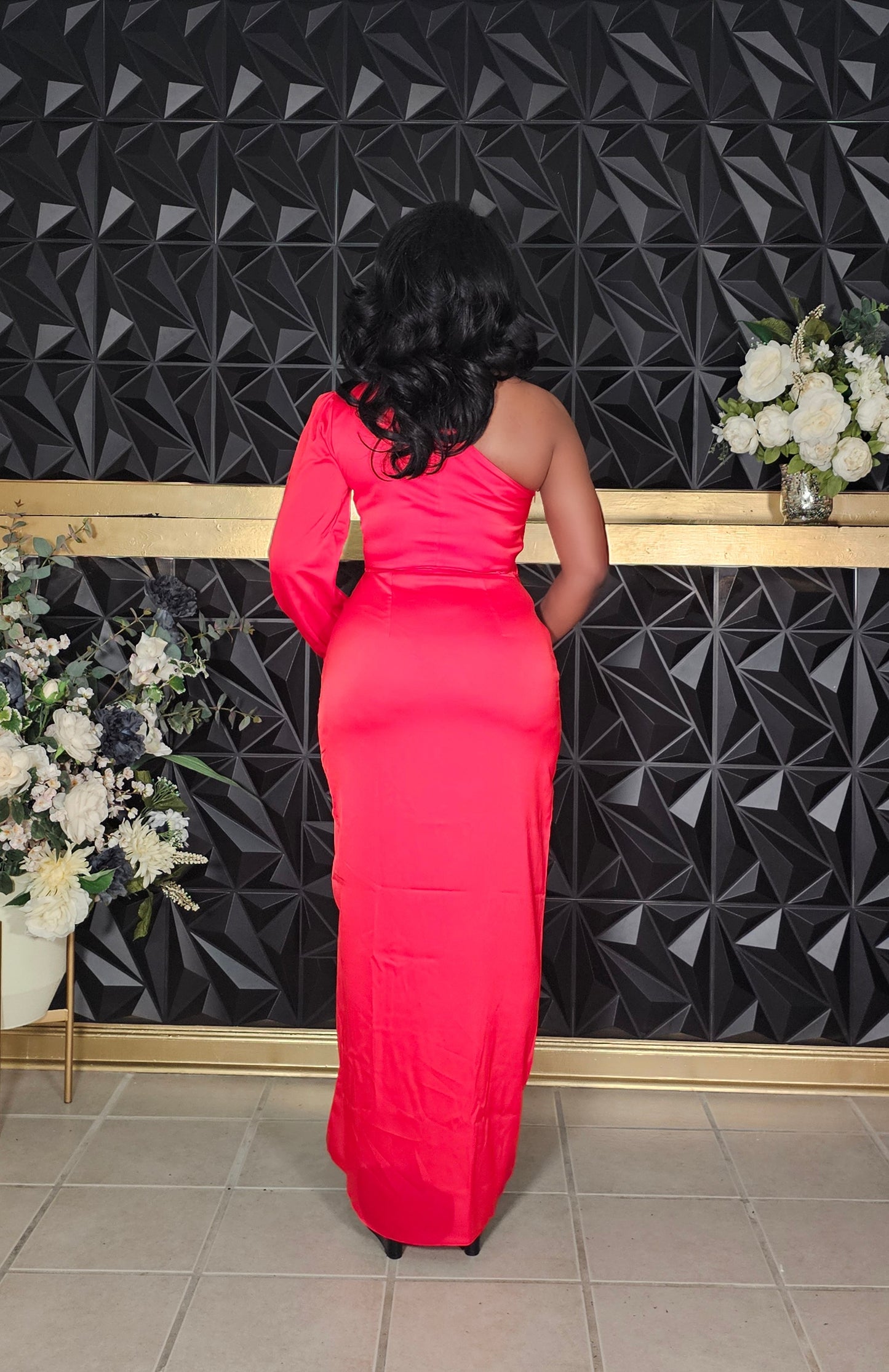 Aaliyah Midi Slit Dress