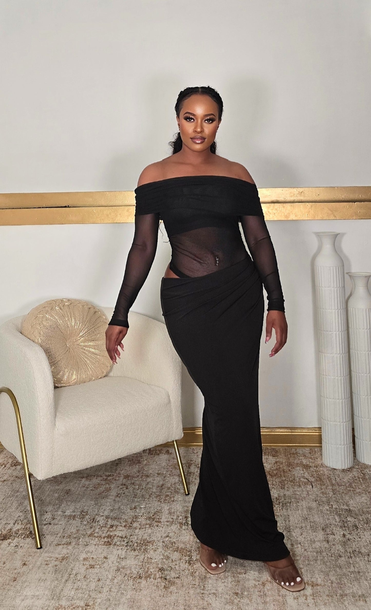 Maya Cut Out Maxi Dress